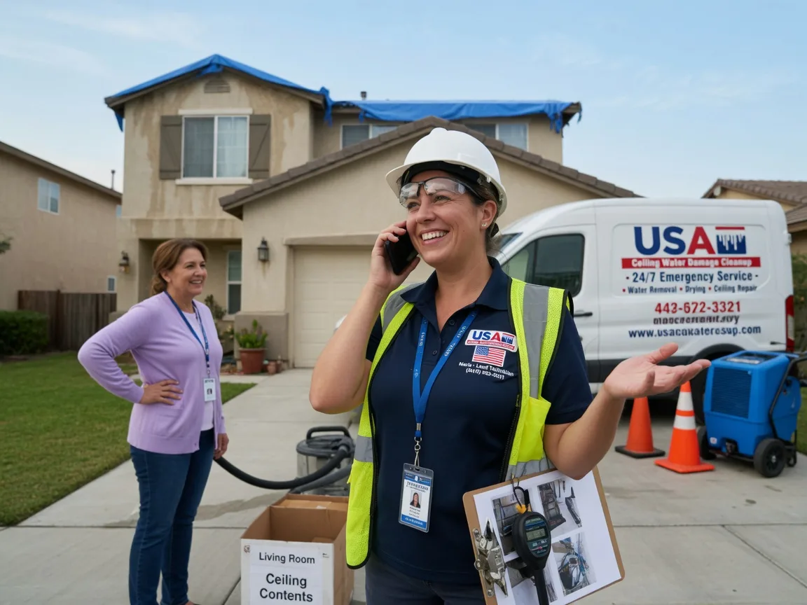 Ceiling Water Damage Restoration Haubstadt, IN FAQs